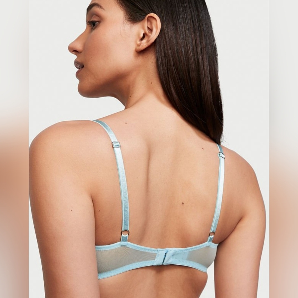 NWT VICTORIA'S SECRET DREAM ANGELS Lightly-Lined Lemon Embroidery Demi Bra 36F - Picture 3 of 6